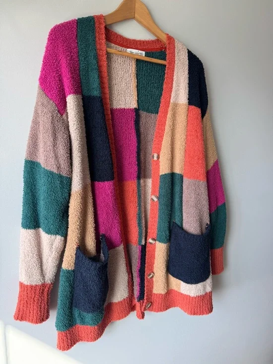 (XL) Grace & Lace cloud patchwork cardigan - Picture 5 of 6